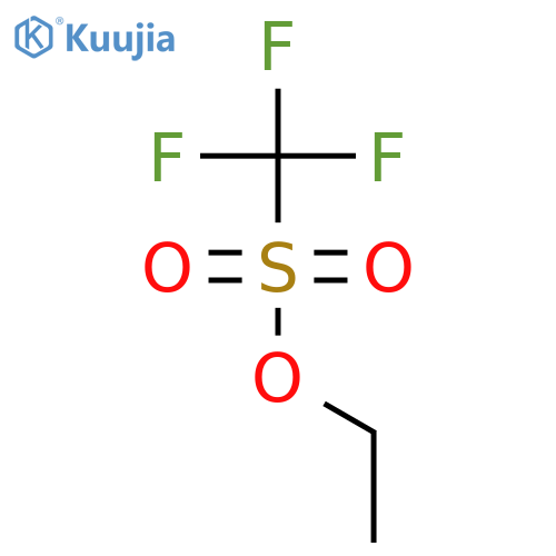 Ethyl trifluoromethanesulfonate structure