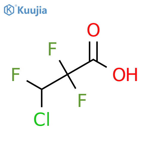 Propanoic acid,3-chloro-2,2,3-trifluoro- structure
