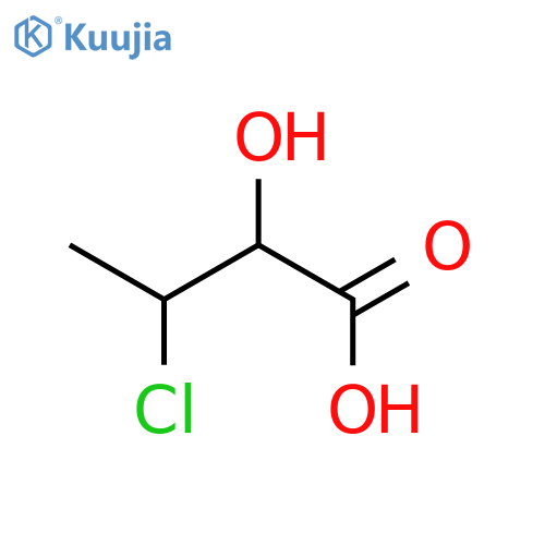 Butanoic acid, 3-chloro-2-hydroxy- structure