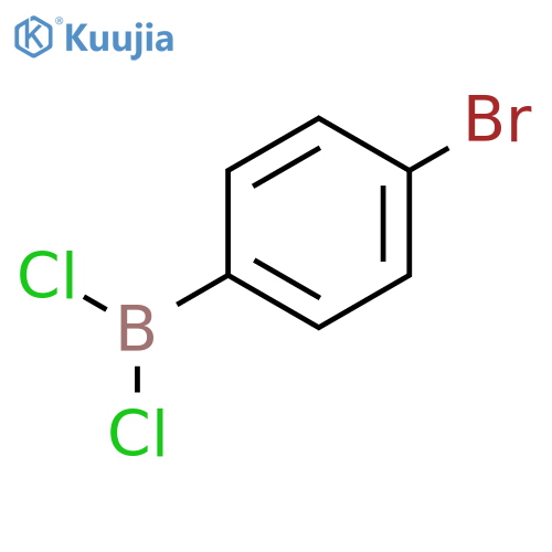 Borane,(4-bromophenyl)dichloro- structure