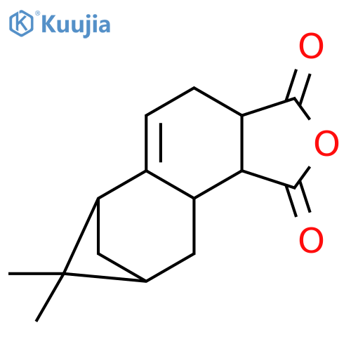 7,7-dimethyl-3a,4,6,7,8,9,9a,9b-octahydro-6,8-methanonaphtho[1,2-c]furan-1,3-dione structure
