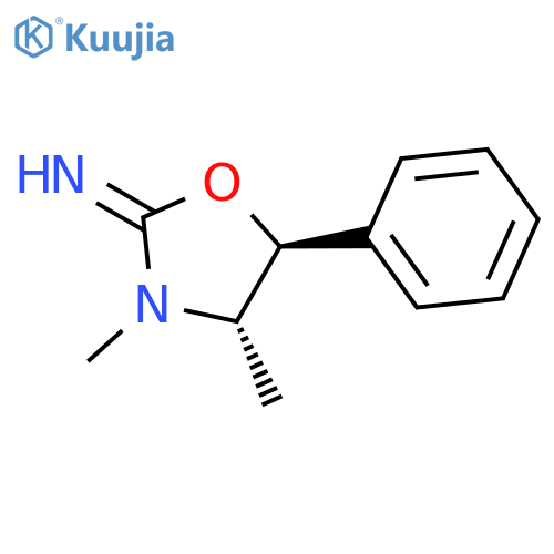 2-Oxazolidinimine, 3,4-dimethyl-5-phenyl-, (4S-trans)- structure
