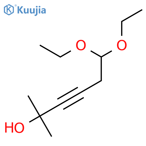 3-Hexyn-2-ol, 6,6-diethoxy-2-methyl- structure