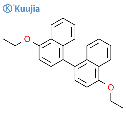 1,1'-Binaphthalene, 4,4'-diethoxy- structure