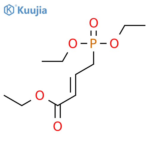 (E)-Ethyl 4-(diethoxyphosphoryl)but-2-enoate structure