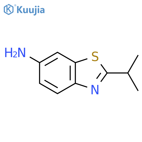 2-Isopropyl-benzothiazol-6-ylamine structure