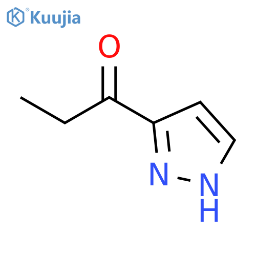 1-(1H-pyrazol-3-yl)propan-1-one structure