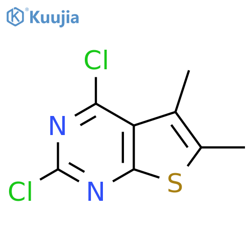 2,4-Dichloro-5,6-dimethylthieno2,3-dpyrimidine structure