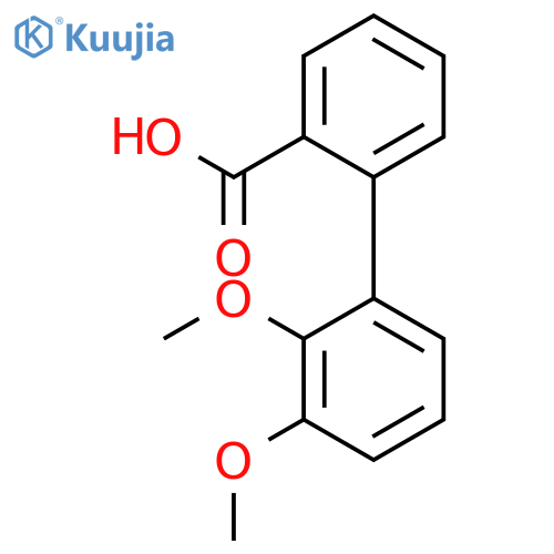 [1,1'-Biphenyl]-2-carboxylic acid, 2',3'-dimethoxy- structure