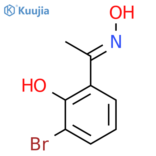 Ethanone, 1-(3-bromo-2-hydroxyphenyl)-, oxime structure