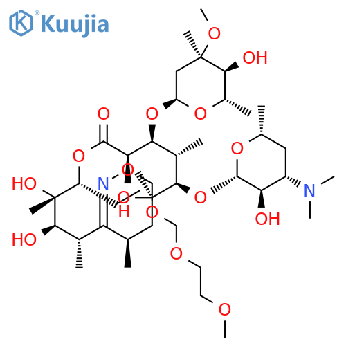 (9E)-Erythromycin 9-[O-[[(2-Methoxyethoxy)methoxy]methyl]oxime] structure