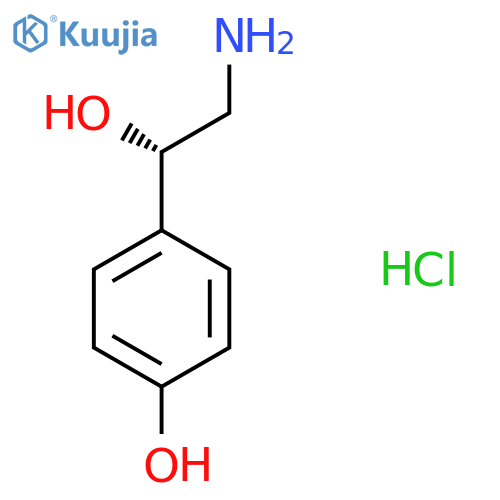 (S)-4-(2-Amino-1-hydroxyethyl)phenol Hydrochloride structure