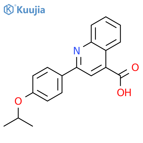 2-(4-Isopropoxyphenyl)quinoline-4-carboxylic acid structure