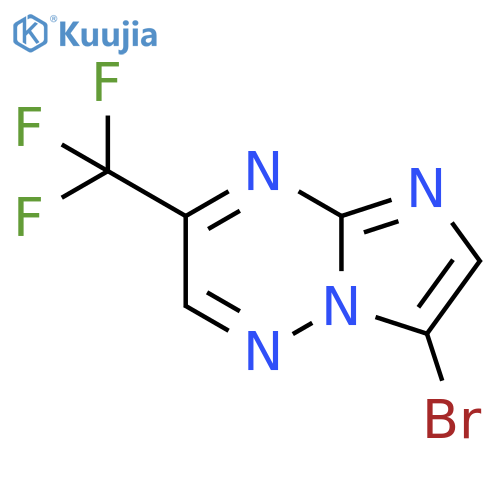 Imidazo[1,2-b][1,2,4]triazine,7-bromo-3-(trifluoromethyl)- structure
