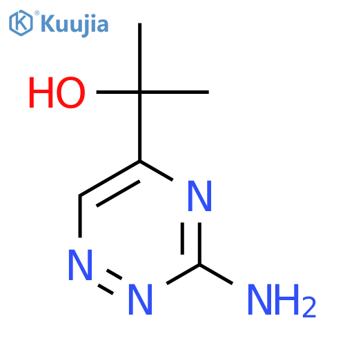 2-(3-amino-1,2,4-triazin-5-yl)-2-propanol structure
