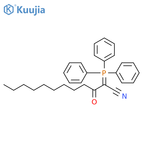 Dodecanenitrile, 3-oxo-2-(triphenylphosphoranylidene)- structure
