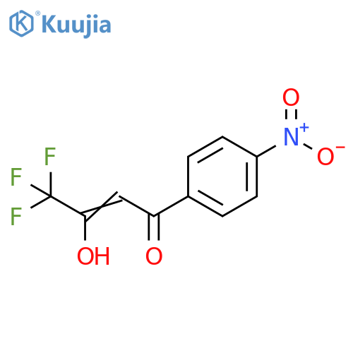 4,4,4-trifluoro-1-(4-nitrophenyl)butane-1,3-dione structure