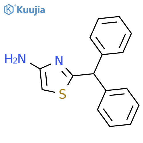2-(Diphenylmethyl)-1,3-thiazol-4-amine structure