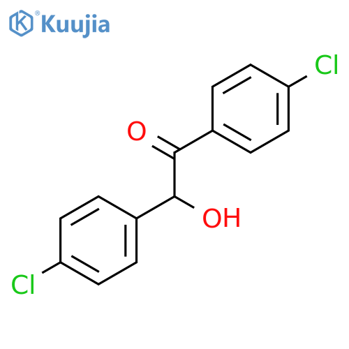 1,2-Bis(4-chlorophenyl)-2-hydroxyethanone structure