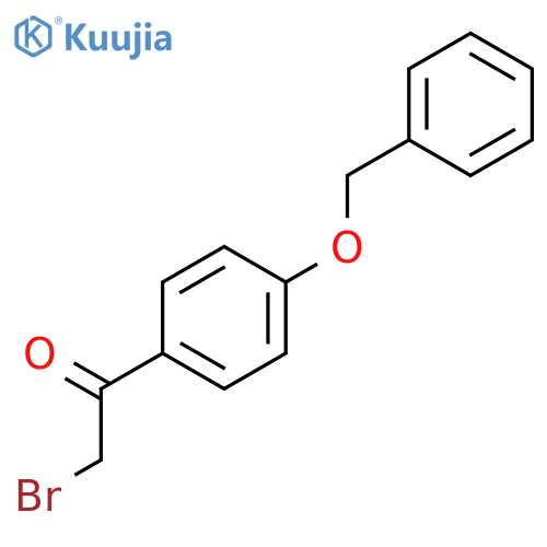 1-(4-benzyloxyphenyl)-2-bromo-ethanone structure