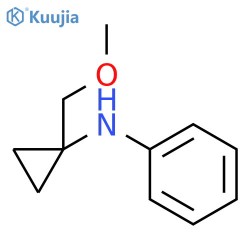 N-1-(methoxymethyl)cyclopropylaniline structure