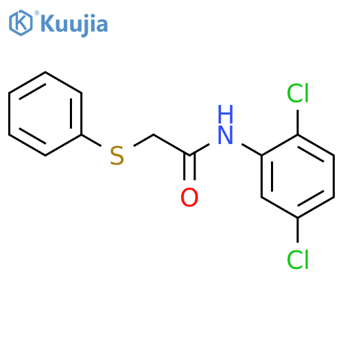 N-(2,5-dichlorophenyl)-2-(phenylsulfanyl)acetamide structure