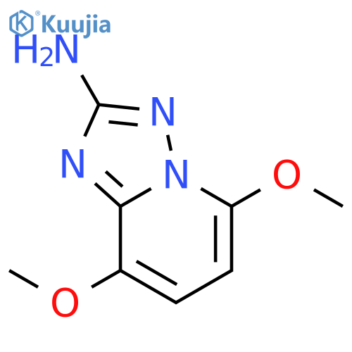 [1,2,4]Triazolo[1,5-a]pyridin-2-amine, 5,8-dimethoxy- structure