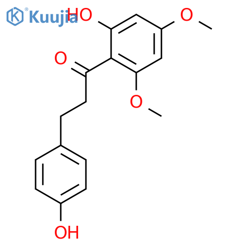 1-(2,4-dimethoxy-6-hydroxyphenyl)-3-(4-hydroxyphenyl)-propan-1-one structure