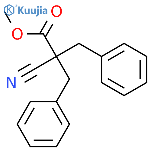 Methyl 2-Benzyl-2-Cyano-3-Phenylpropanoate structure