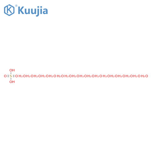 Sulfuric acid, heptadecahydrate structure