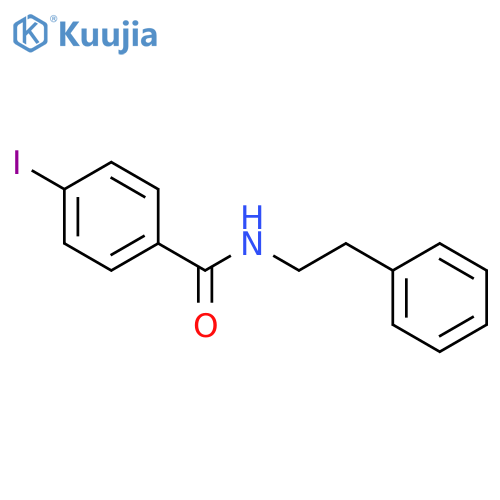 4-iodo-N-phenethylbenzamide structure