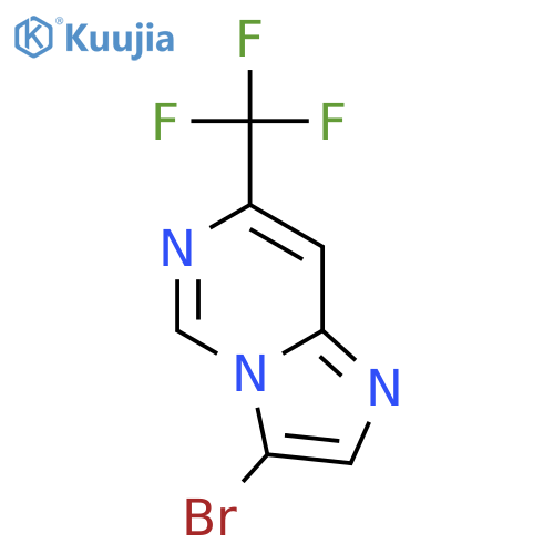 3-Bromo-7-trifluoromethylimidazo[1,2-c]pyrimidine structure