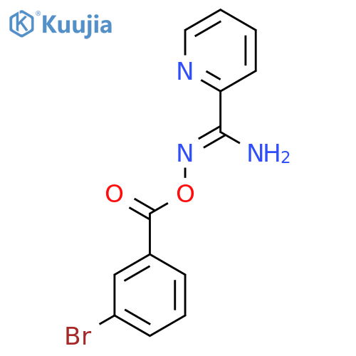 (Z)-amino(pyridin-2-yl)methylideneamino 3-bromobenzoate structure