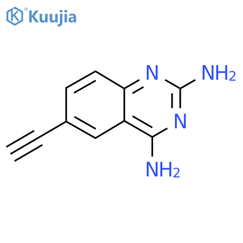 6-Ethynylquinazoline-2,4-diamine structure