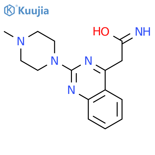 2-(2-(4-Methylpiperazin-1-yl)quinazolin-4-yl)acetaMide structure