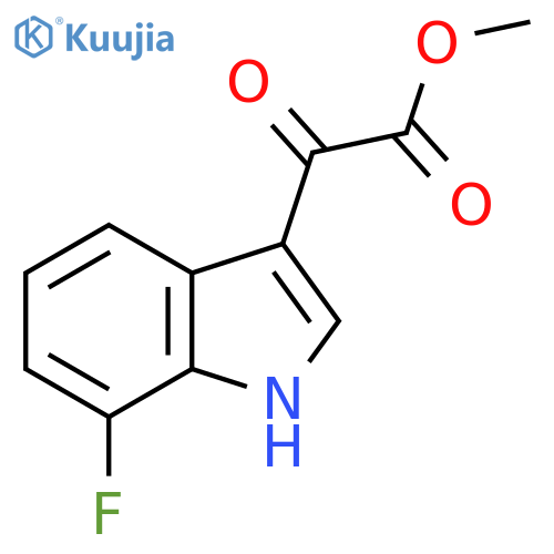 Methyl2-(7-Fluoro-3-indolyl)-2-oxoacetate structure