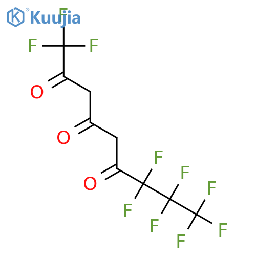 2,4,6-Nonanetrione, 1,1,1,7,7,8,8,9,9,9-decafluoro- structure