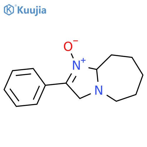 1-Oxido-2-phenyl-5,6,7,8,9,9a-hexahydro-3H-imidazo[1,2-a]azepin-1-ium structure