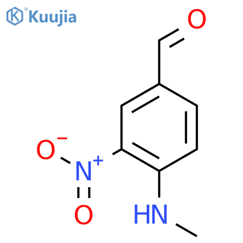 4-(methylamino)-3-nitrobenzaldehyde structure