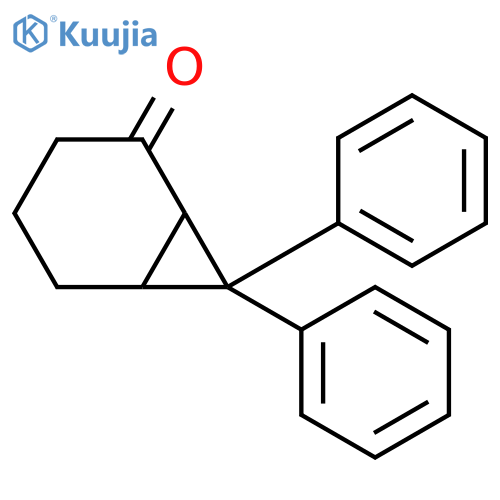 7,7-Diphenylbicyclo[4.1.0]heptan-2-one structure