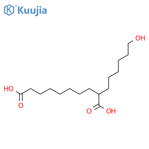 Decanedioic acid, 2-(6-hydroxyhexyl)- structure