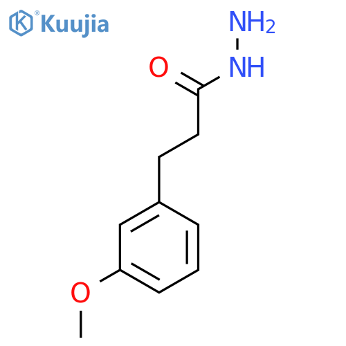 3-(3-Methoxyphenyl)propanohydrazide structure