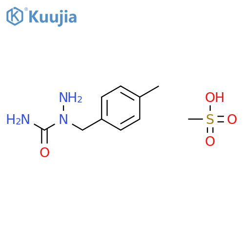 1-(4-Methylphenylmethyl)hydrazinecarboxamide methanesulfonate structure
