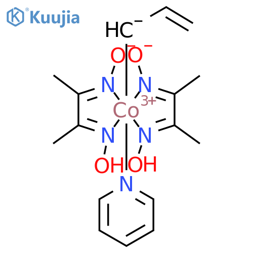 Cobalt, bis[[2,3-butanedione di(oximato-κN)](1-)]-2-propenyl(pyridine)-, (OC-6-12)- (9CI) structure