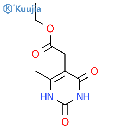 5-Pyrimidineacetic acid, 1,2,3,6-tetrahydro-4-methyl-2,6-dioxo-, ethyl ester (9CI) structure