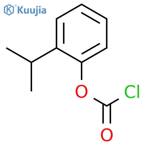 2-(propan-2-yl)phenyl chloroformate structure