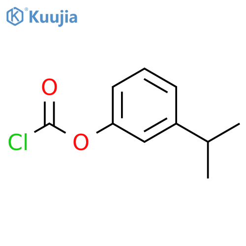 3-(propan-2-yl)phenyl chloroformate structure