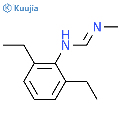 Methanimidamide, N-(2,6-diethylphenyl)-N'-methyl- structure