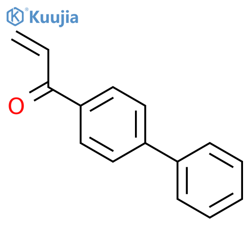 1-(4-phenylphenyl)prop-2-en-1-one structure