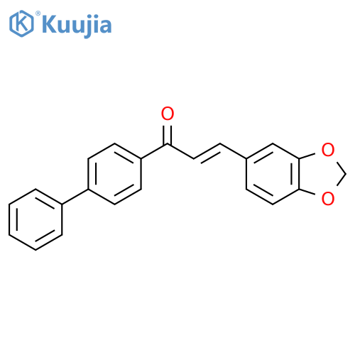 3,4-Methylenedioxy-4'-phenylchalcone structure